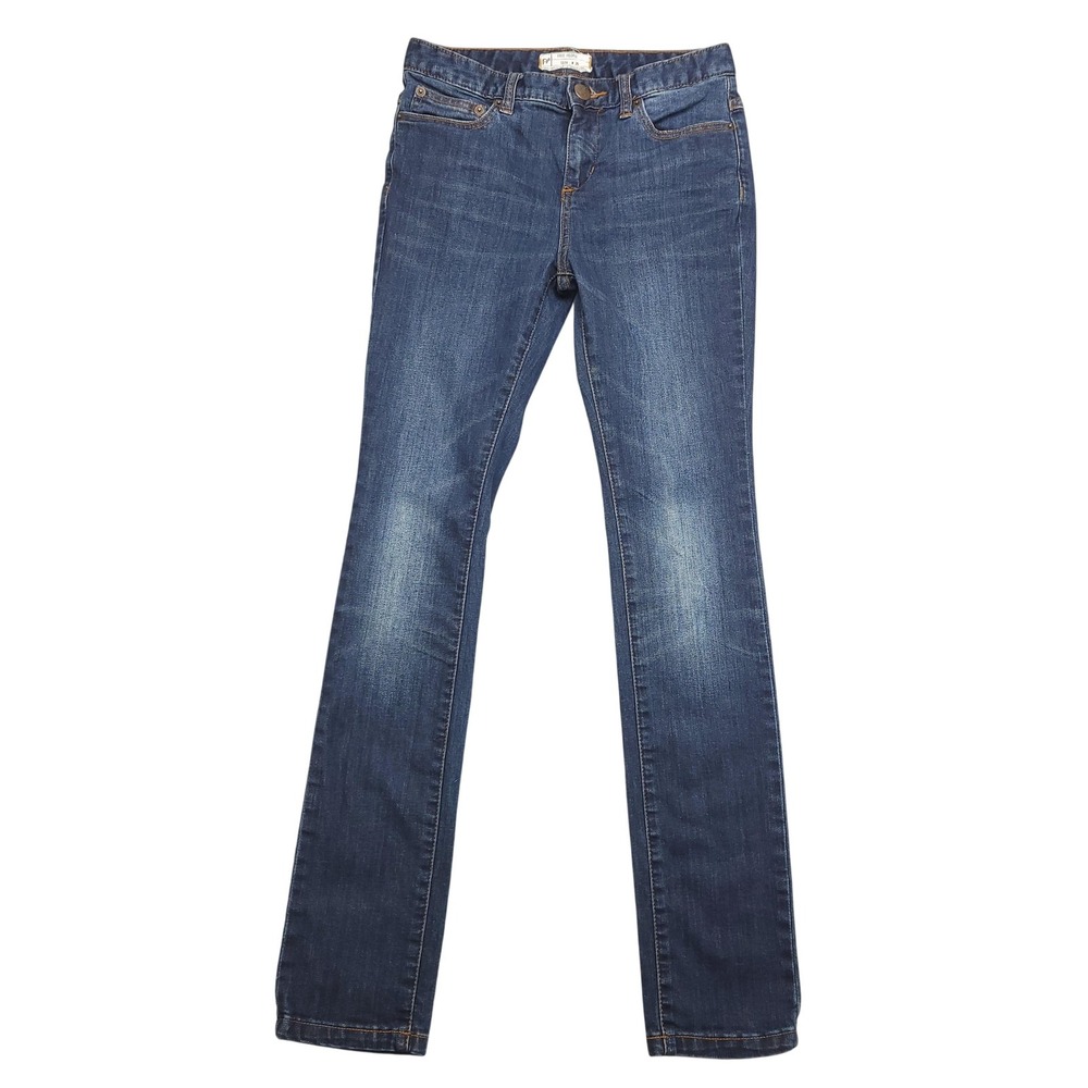 Free People Jeans Womens 26 Blue Skinny Stretch Denim Mid Rise Casual Pants